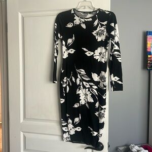Floral Print Bodycon Dress